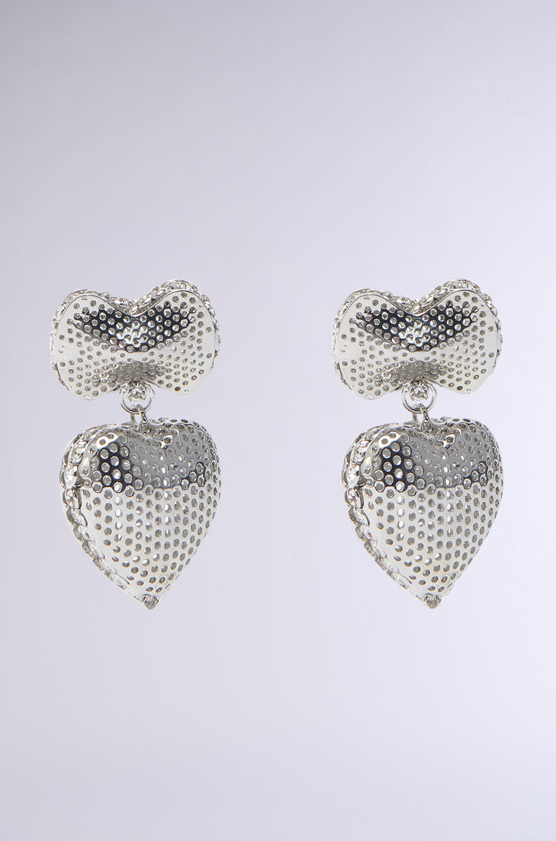 SENDING LOVE EARRING IN SILVER