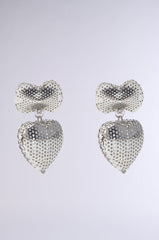 SENDING LOVE EARRING IN SILVER