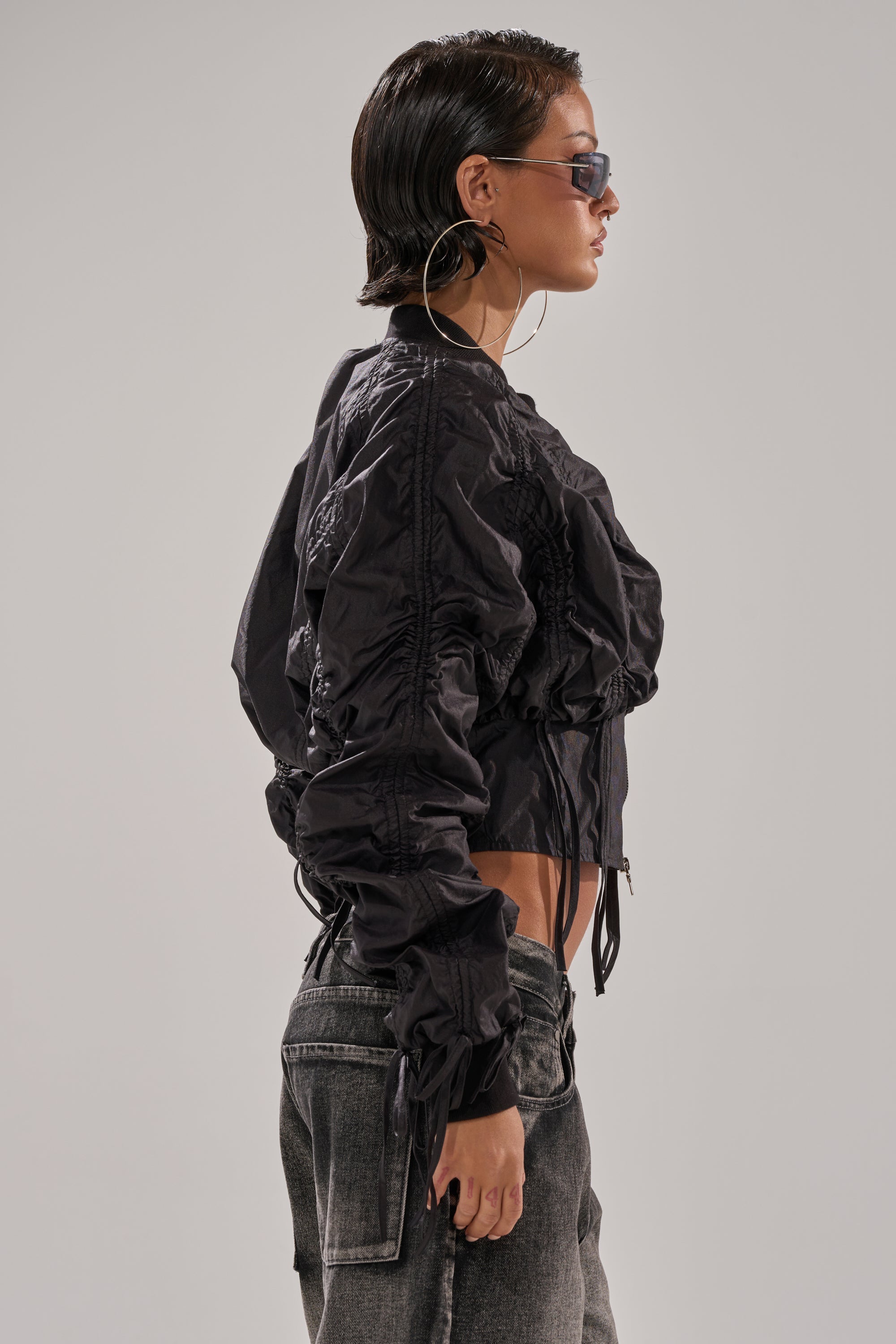 ARIANA SCRUNCH BOMBER