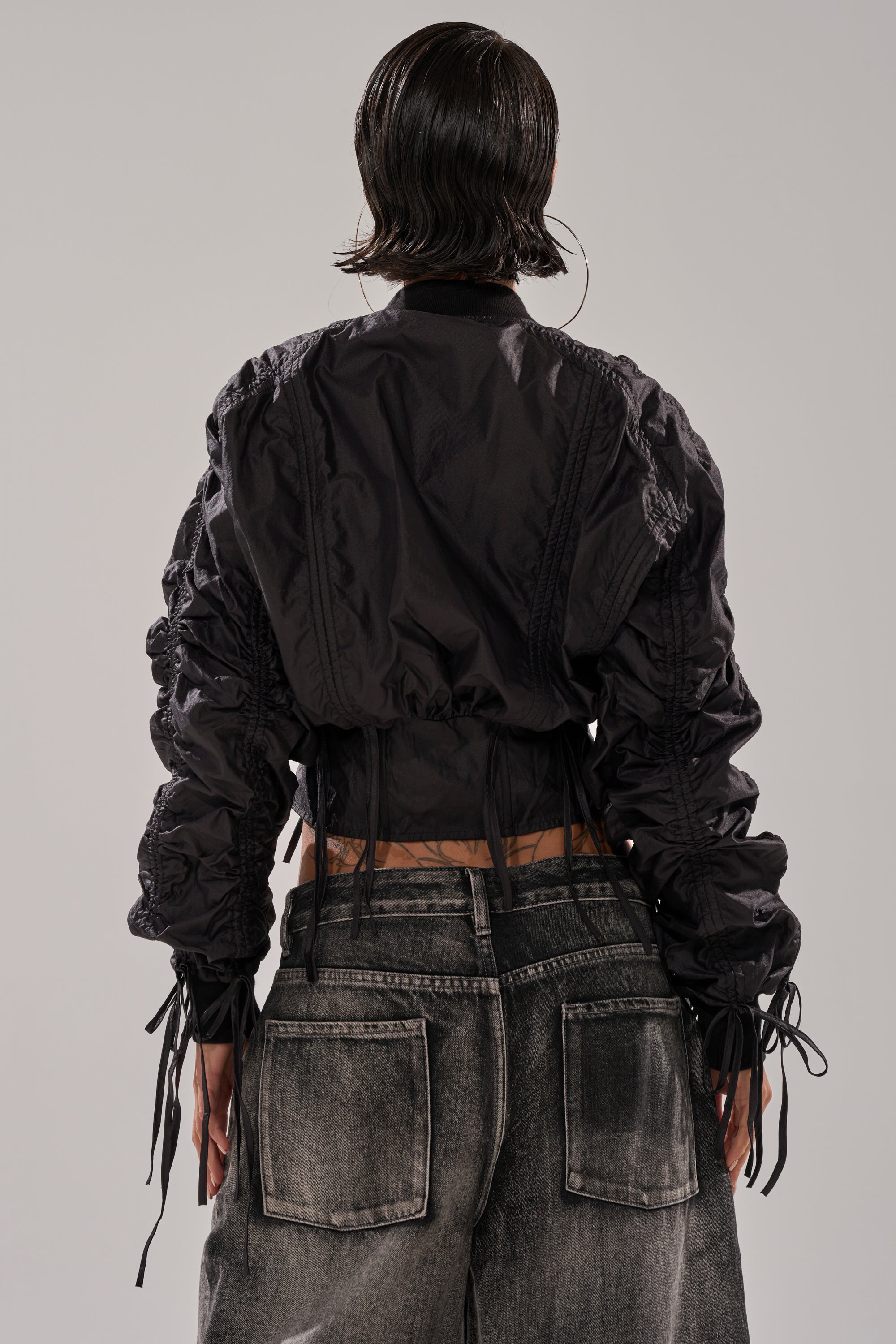 ARIANA SCRUNCH BOMBER