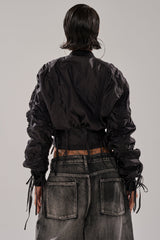 ARIANA SCRUNCH BOMBER