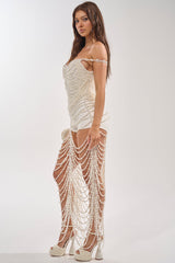 DRESSED UP FOR THE BEST PEARL MAXI DRESS