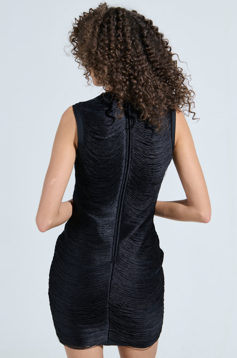SHE'S SOPHISTICATED BANDAGE MINI DRESS