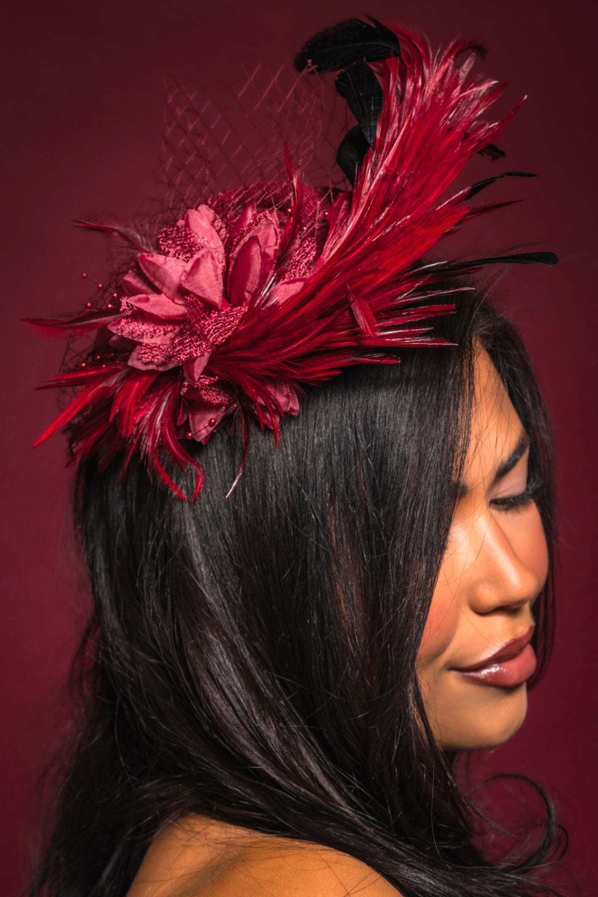TOP OF THE DAY CLIP ON FASCINATOR