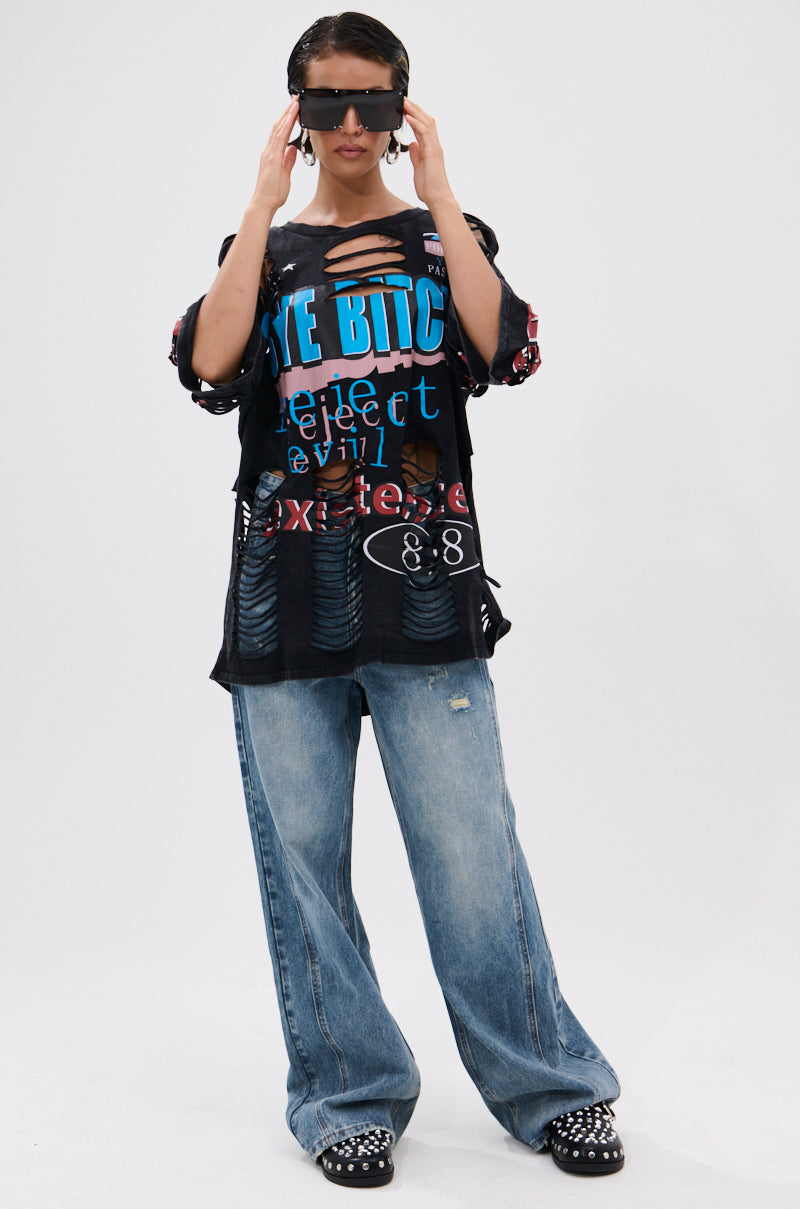 LEILA WIDE LEG JEANS