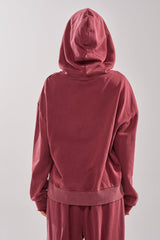 LACED UP FOR GOOD SWEATSHIRT IN PLUM