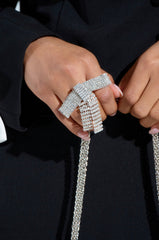TIE WITH A BOW STATEMENT RING
