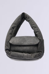 HOUDINI RHINESTONE PUFFER PURSE