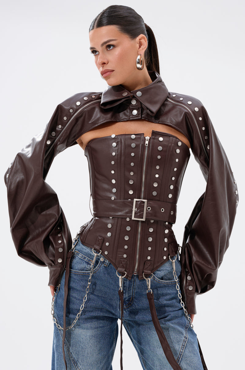 PERK UP EMBELLISHED BOLERO
