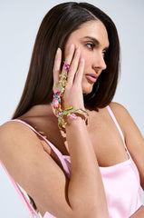 MY SECRET GARDEN LUXE GEM BRACELET RING COMBO