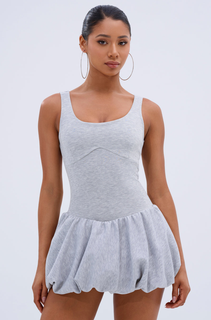 GINA FRENCH TERRY MINI DRESS
