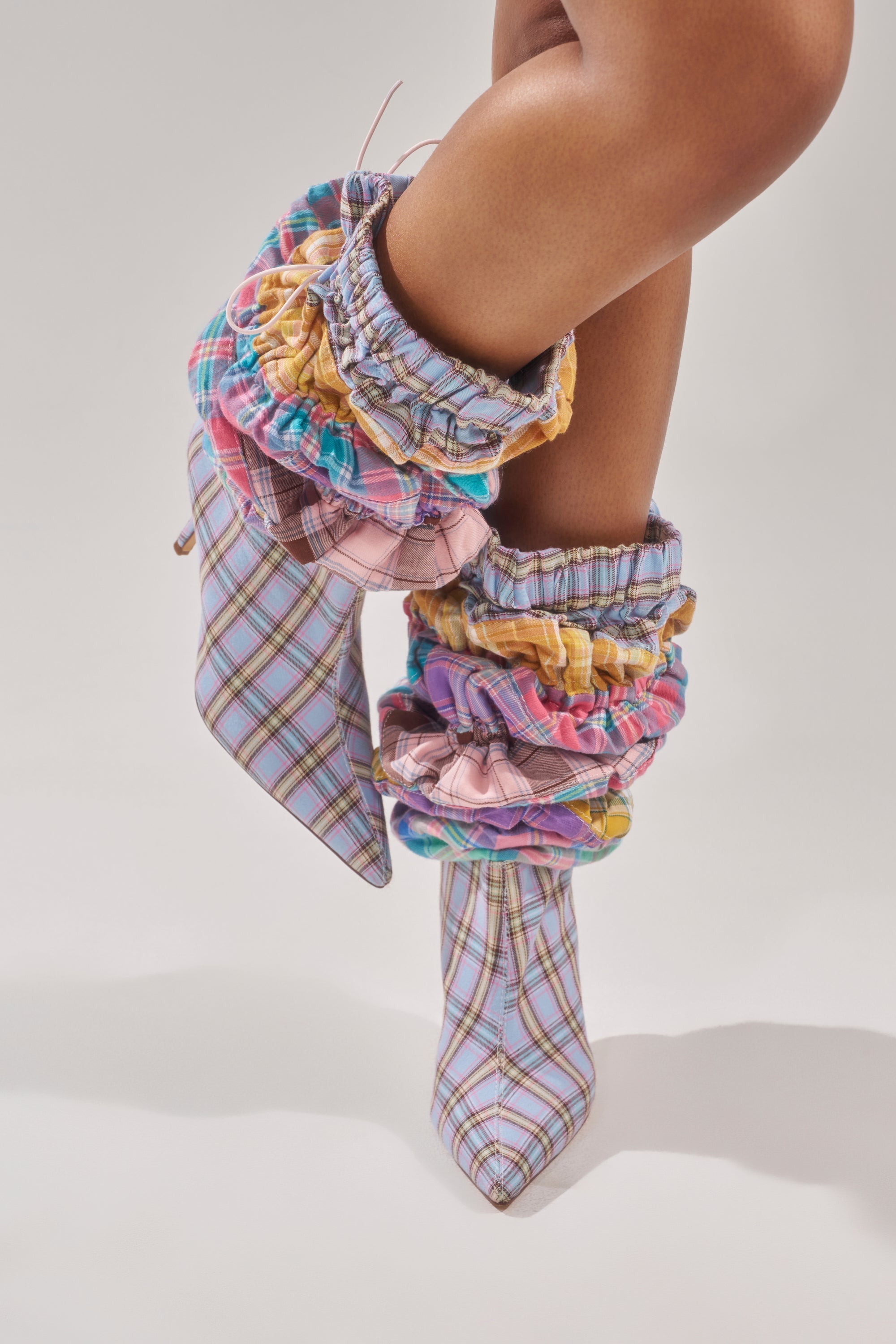AZALEA WANG ELODIE PINK MULTI BOXER BOOT