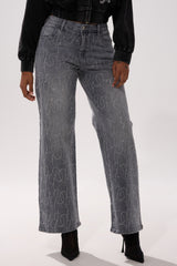 PERFECT LIKE ME EMBELLISHED DENIM
