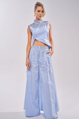 STAR OF THE NIGHT POPLIN BLOUSE