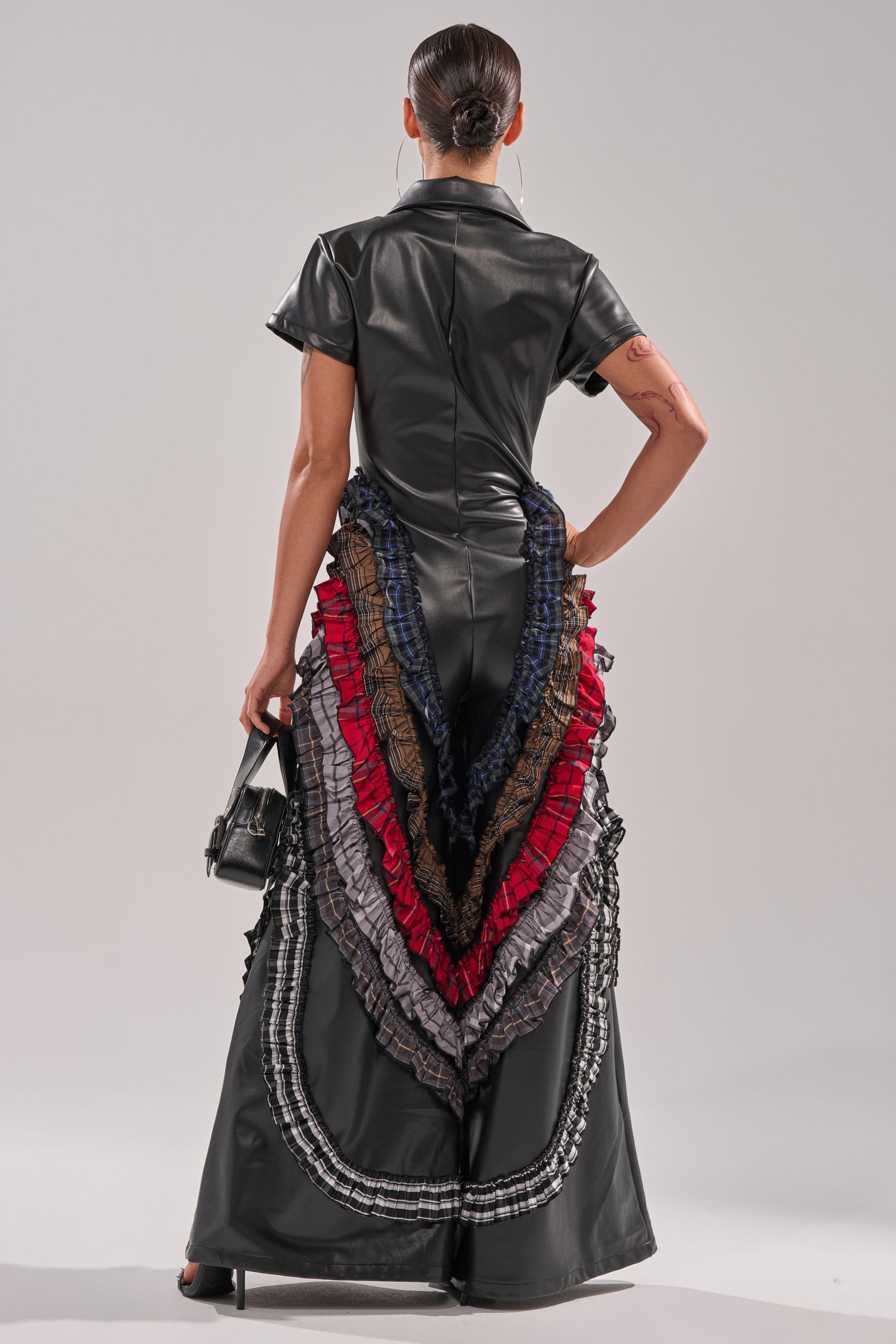 MAIN CHARACTER ENERGY PU JUMPSUIT
