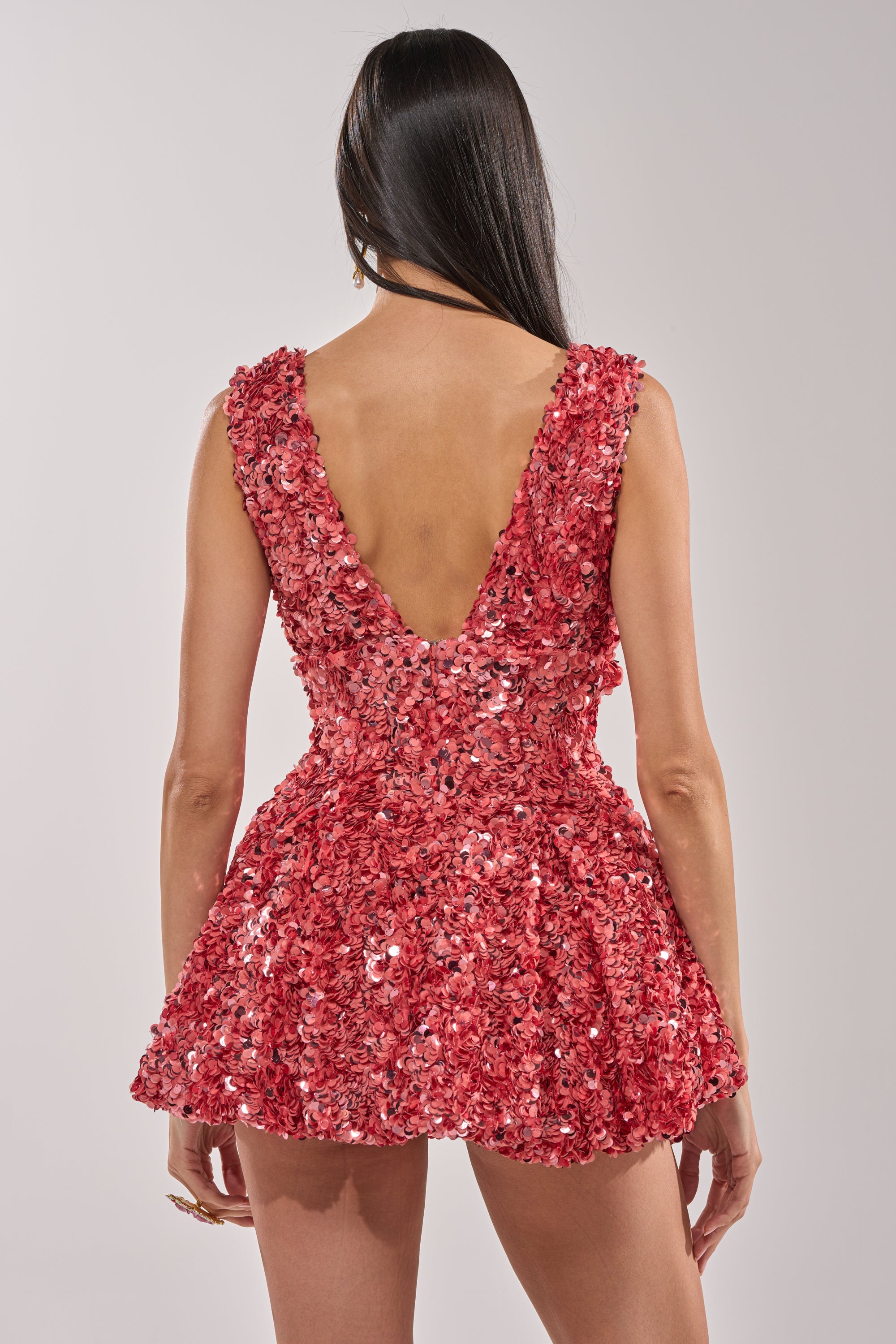BARBIE GIRL SEQUIN MINI DRESS