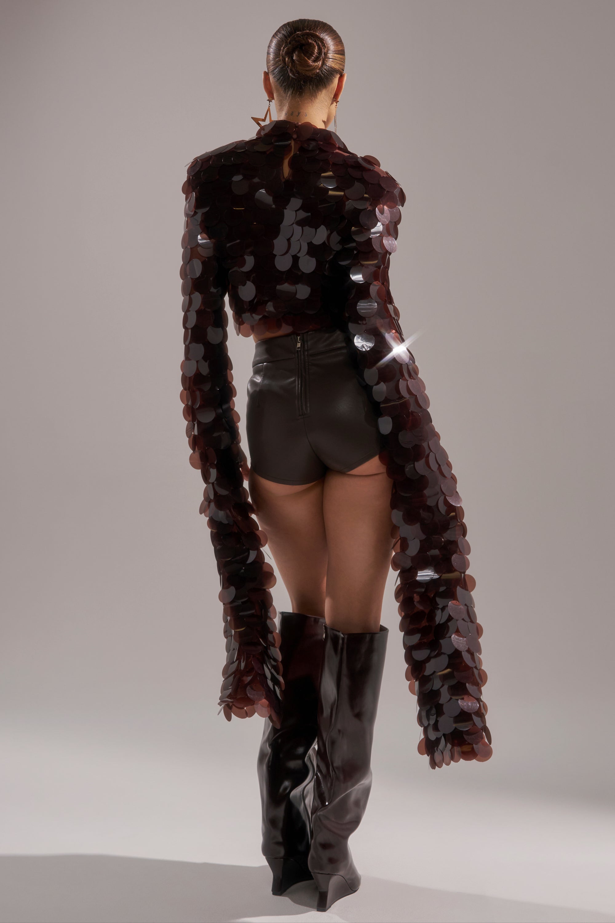 JAYDE SEQUIN BLOUSE
