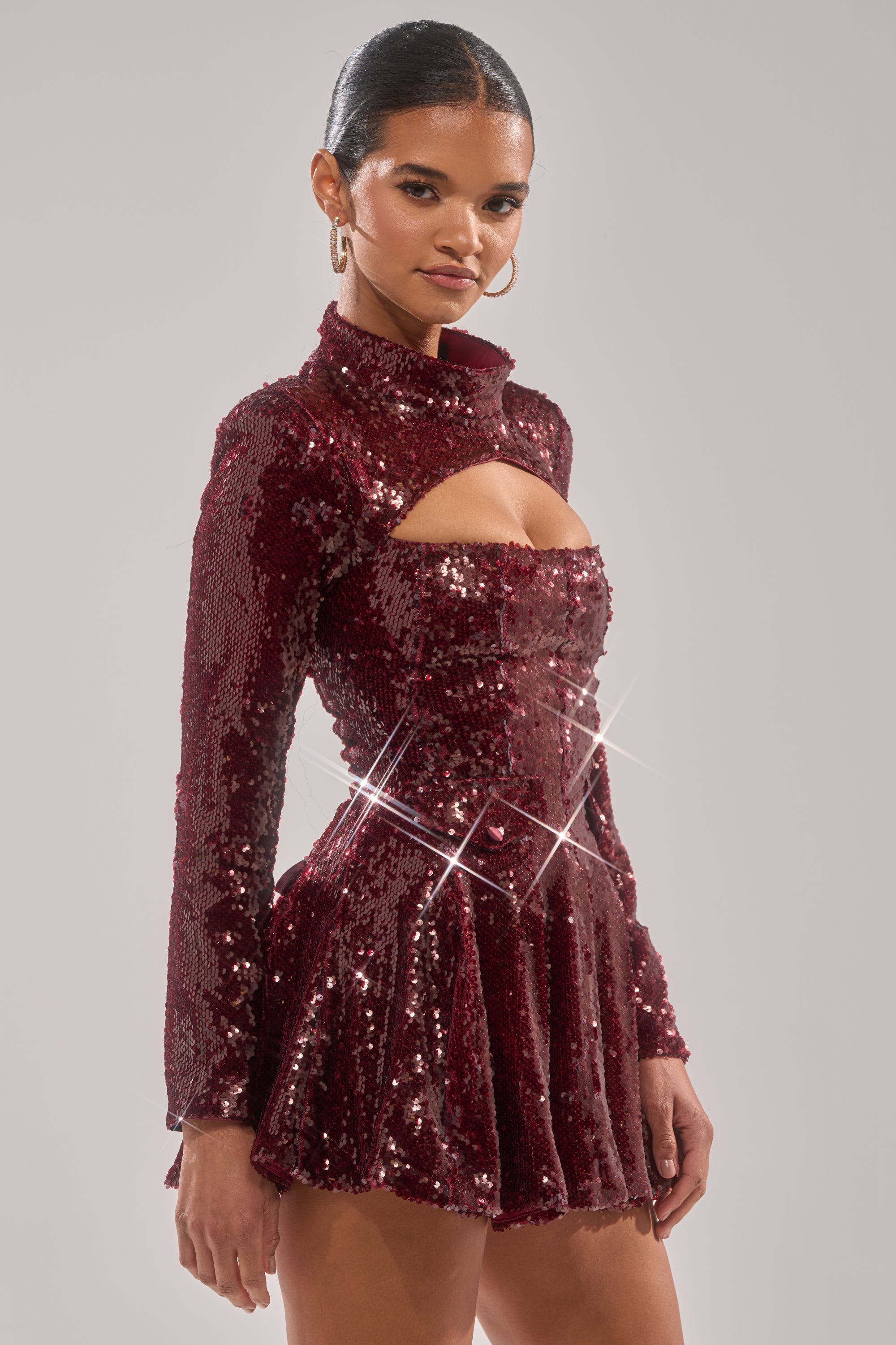 IM YOUR FAVORITE SEQUIN MINI DRESS