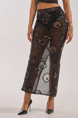 ALL EYES ON ME FLORAL MAXI SKIRT