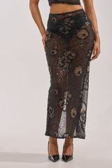 ALL EYES ON ME FLORAL MAXI SKIRT
