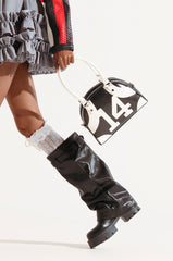 JERSEY CHASER LEATHER BOWLER BAG
