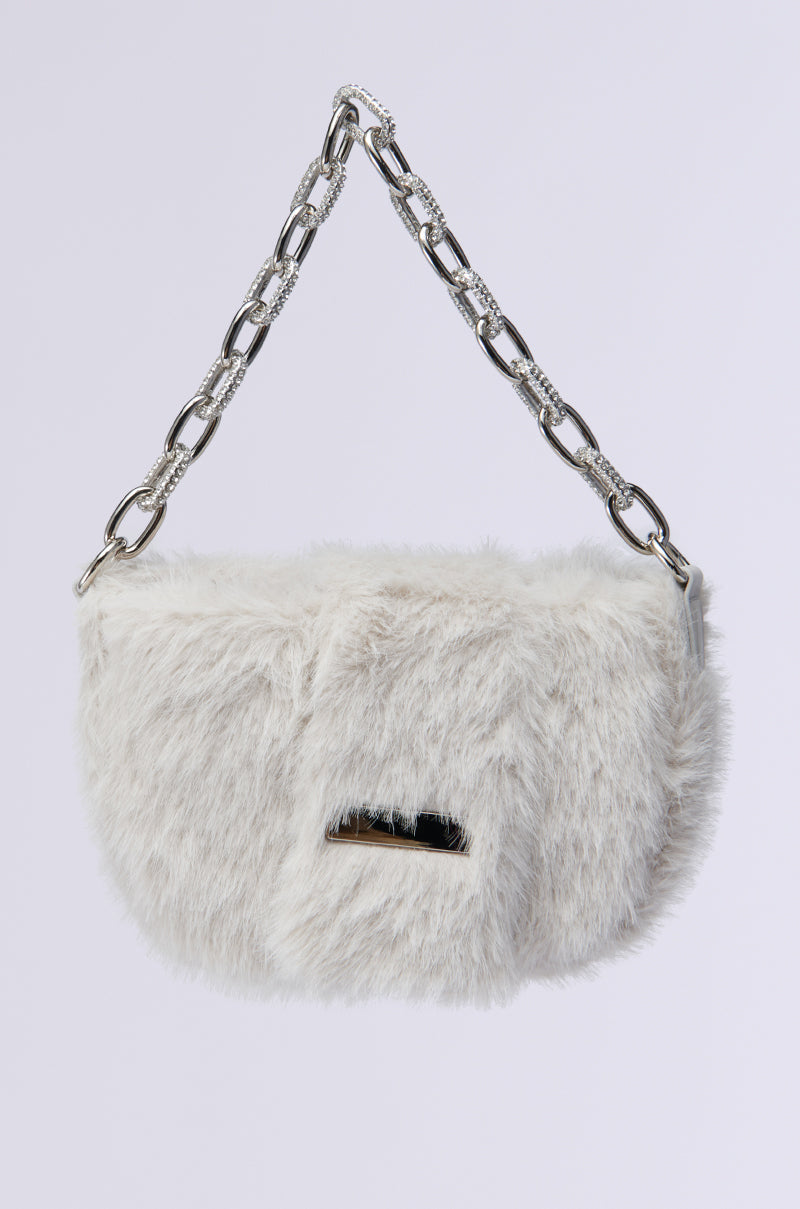 JACQUES FAUX FUR MINI PURSE