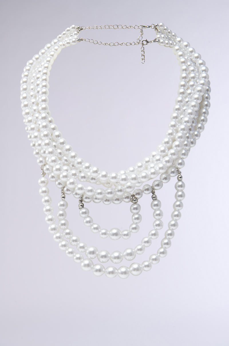 ANNE LAYERED PEARL NECKLACE