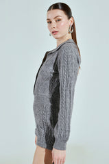 JUST ADD A HEEL KNIT ROMPER