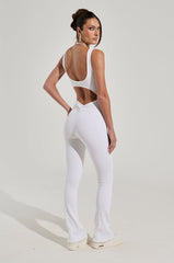 INTERNET FAMOUS RUCHED KNIT JUMPSUIT