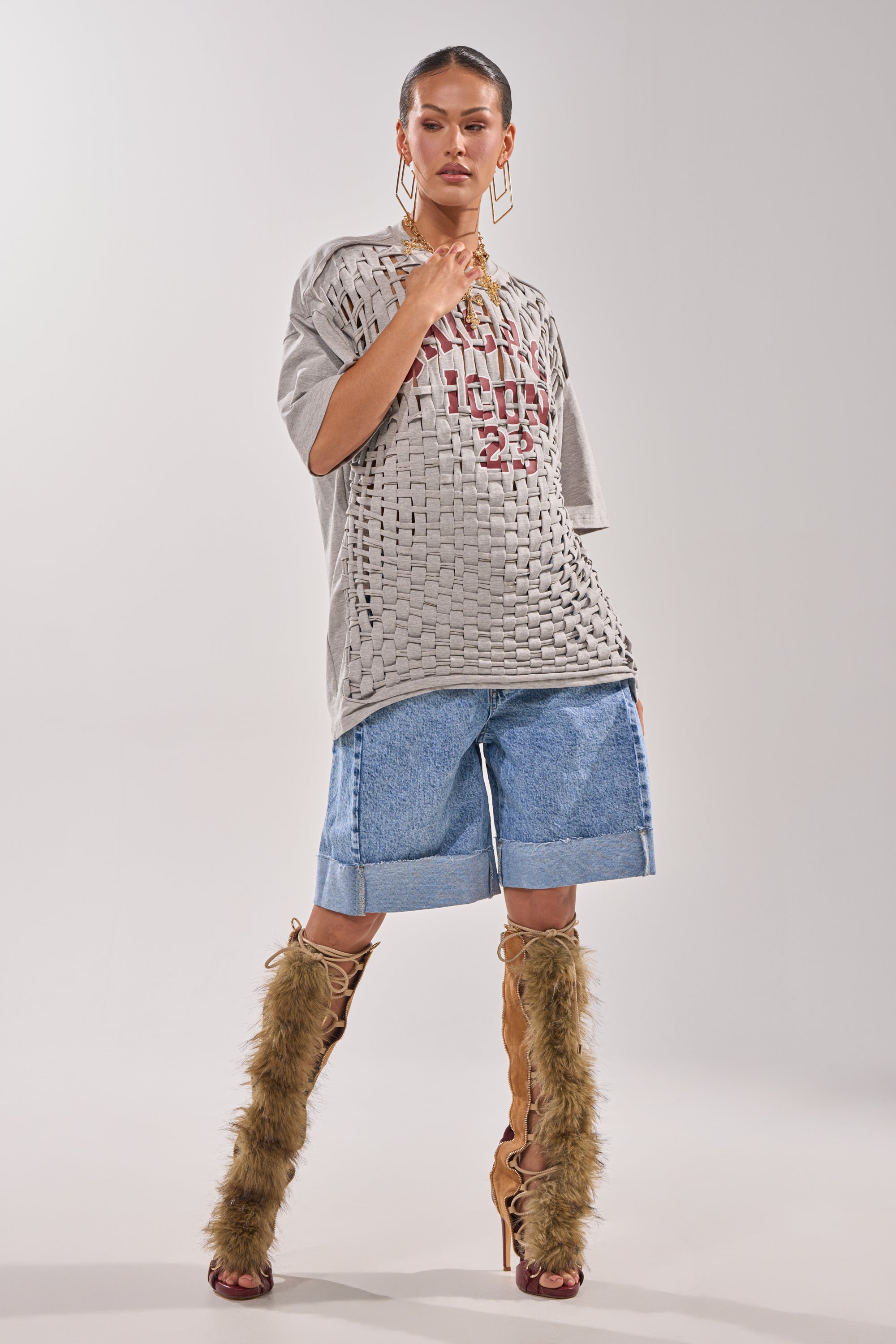 GONE BAD DENIM BERMUDA SHORT