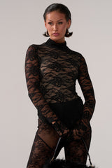 ALL THE ATTENTION LACE GLOVE BODYSUIT