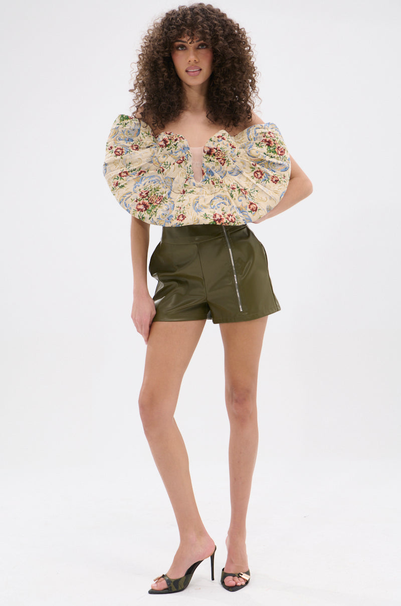 LOOK THIS WAY JACQUARD BLOUSE