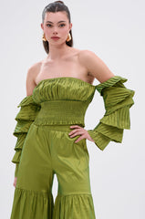 RUFFLE CITY BLOUSE