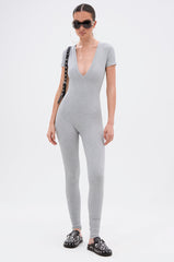 UNFORGETTABLE SHORT SLEEVE JUMPSUIT