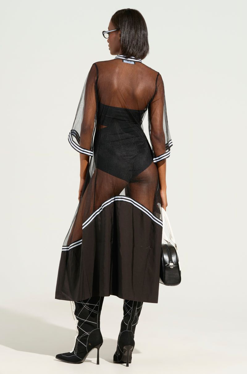 NOW YOU SEE ME NOW YOU DON'T MAXI DRESS