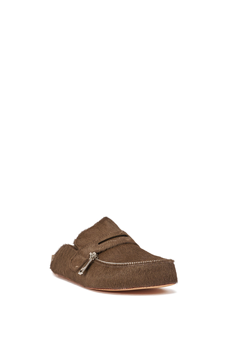 AZALEA WANG LIMERICK CHOCOLATE METAL EMBELLISHMENT FLAT
