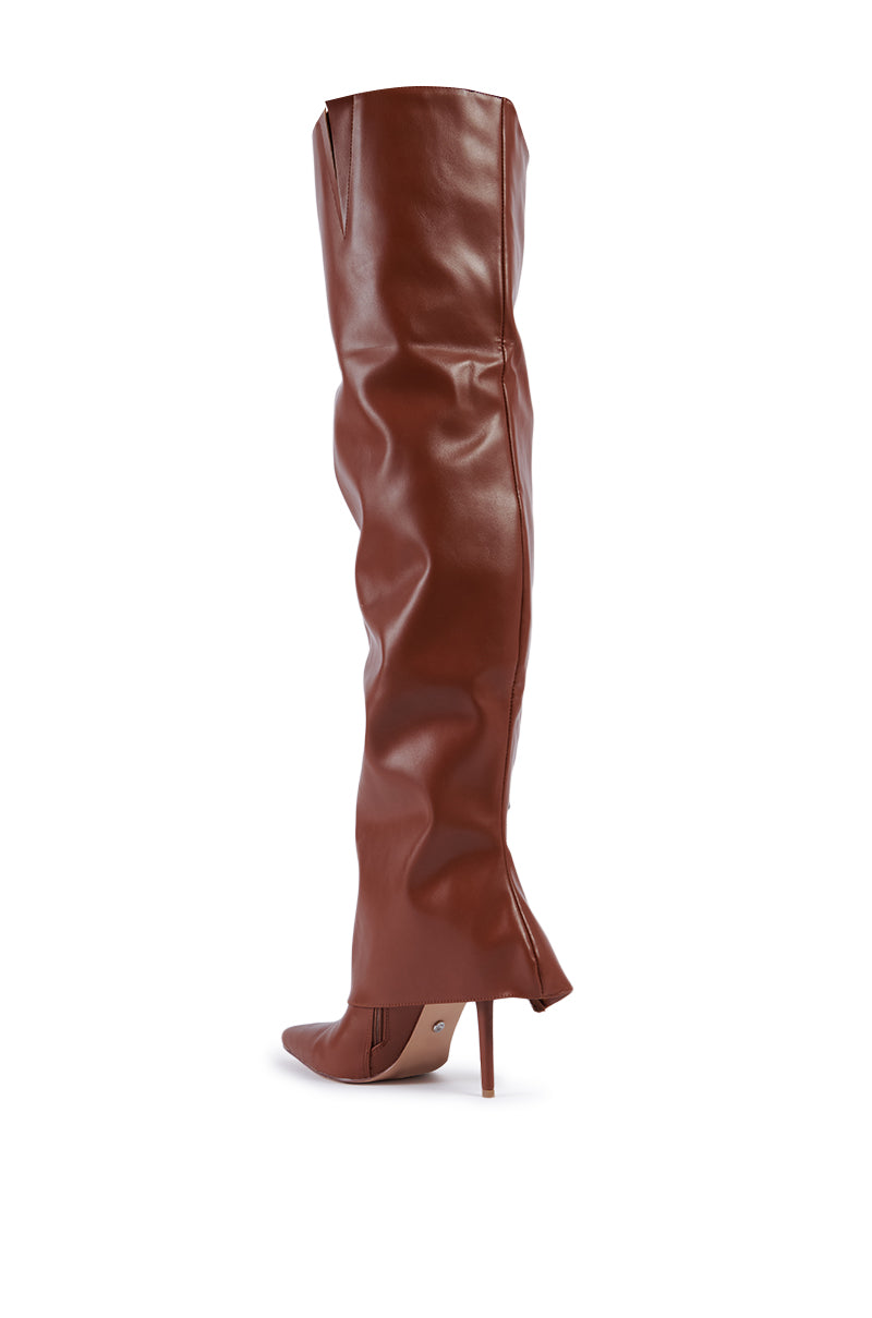 AZALEA WANG MOSSY TAN BOOT