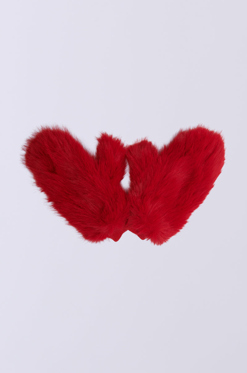 REDDY FAUX FUR GLOVES
