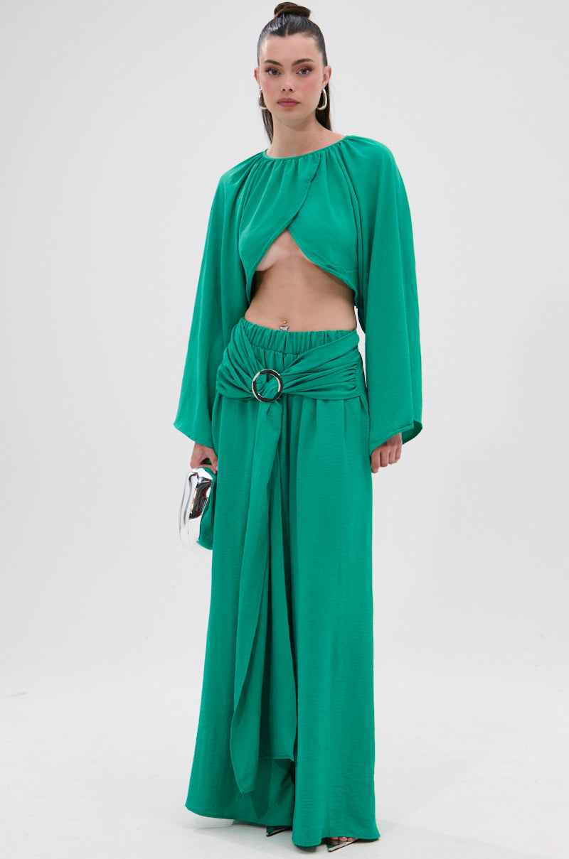 CALL ME LATER CROSSOVER BLOUSE