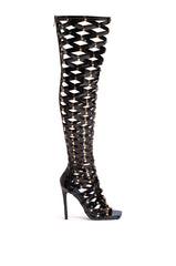 AZALEA WANG RAVISHING CAGED SANDAL