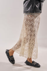 AZALEA WANG SEVYN BLACK WITH SILVER HARDWARE FLAT LOAFER