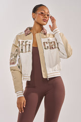 STILL THE ONE EMBROIDERED BOMBER