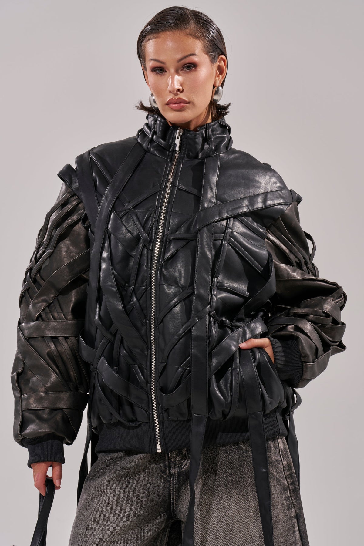 LOCKED IN STRAP BOMBER