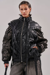 LOCKED IN STRAP BOMBER