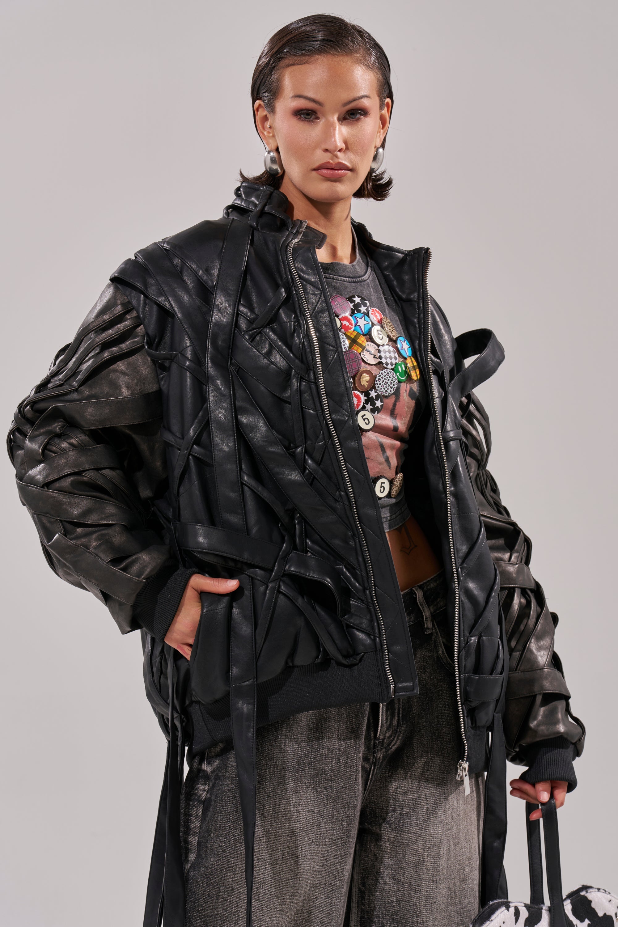 LOCKED IN STRAP BOMBER