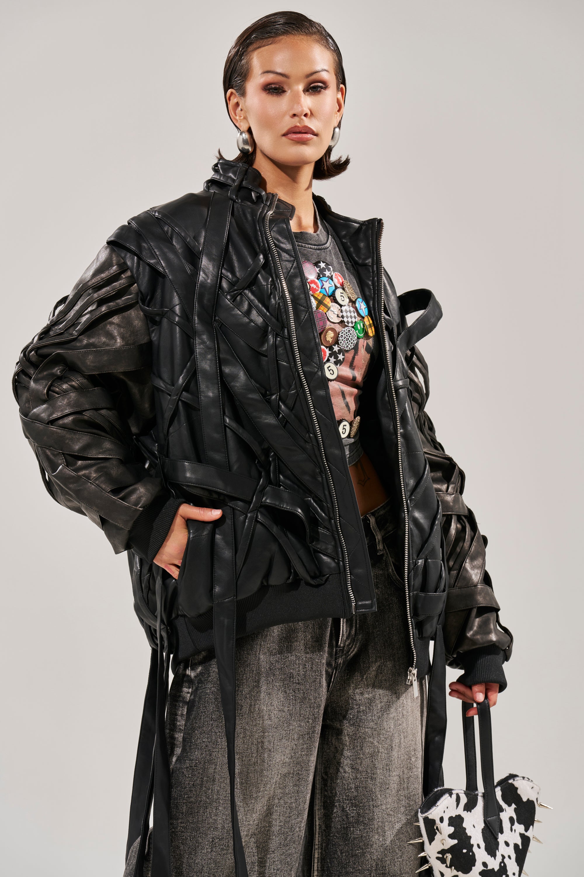 LOCKED IN STRAP BOMBER