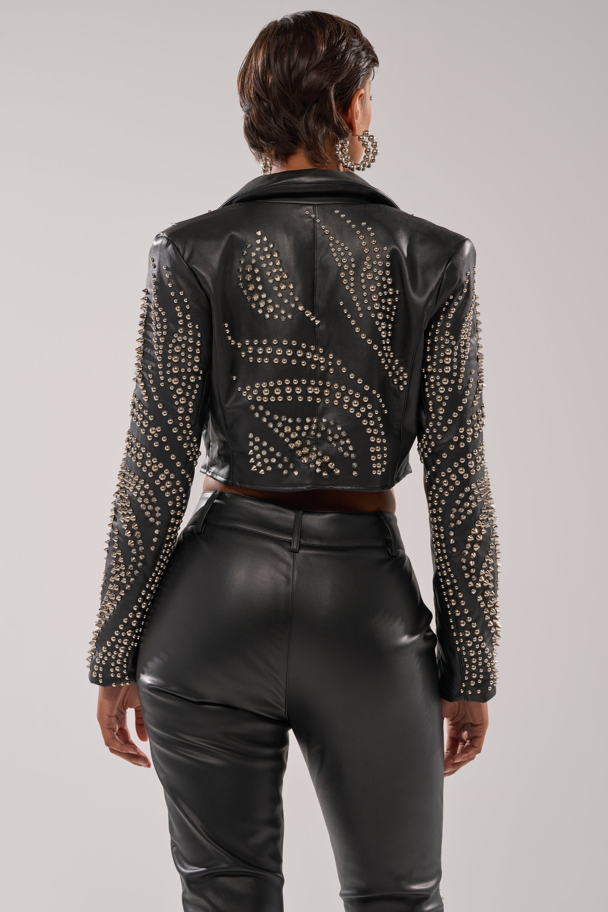GONE BAD STUDDED BLAZER