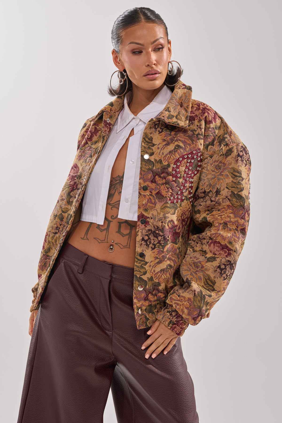 SLIDE ON ME TAPESTRY BOMBER