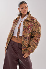 SLIDE ON ME TAPESTRY BOMBER