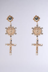 CROSS MY HEART EARRING